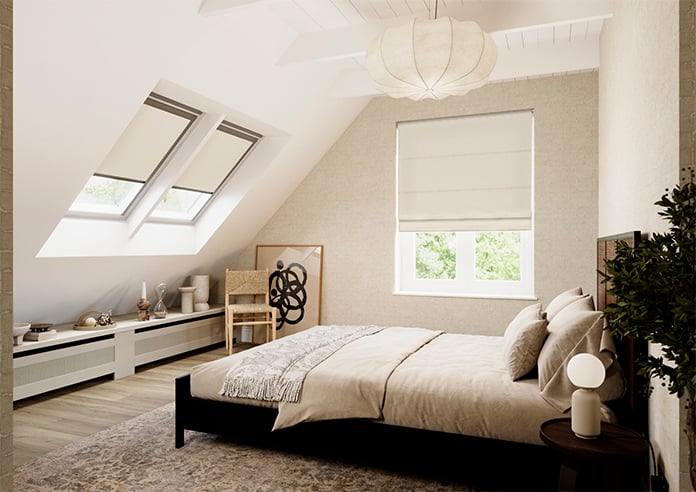 Blenheim, Drift Cream - Roman Blind - Image 6